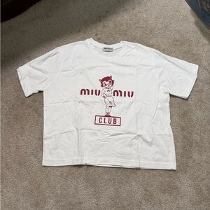Miu Miu White Tee